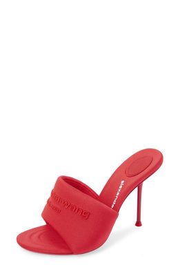 Alexander Wang Sienna Slide Sandal in Bright Red