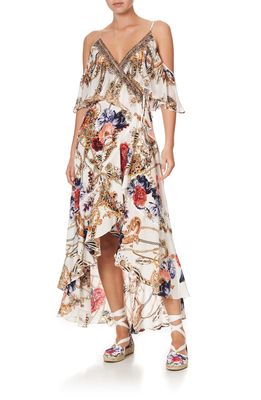 Camilla Reign Supreme Ruffle Silk Wrap Dress
