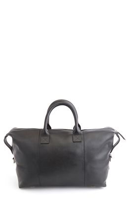 ROYCE New York Leather Duffle Bag in Black