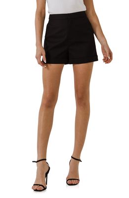 Endless Rose Tailored High Waist Shorts in Black