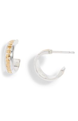Anna Beck Classic Hoop Earrings in Gold/Silver