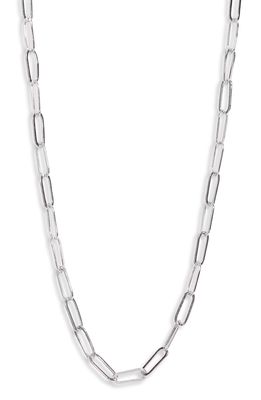 Set & Stones Porter Chain Link Necklace in Silver