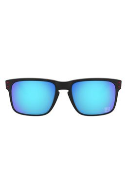 Oakley x New York Giants Holbrook 57mm Polarized Square Sunglasses in Black