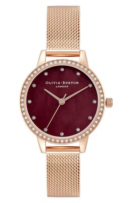 Olivia Burton Timeless Classic Mesh Strap Watch