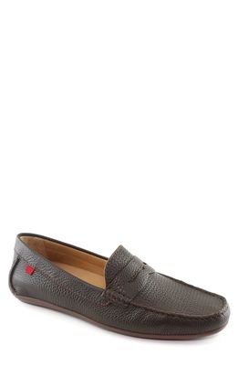 Marc Joseph New York 'Union Street' Penny Loafer in Brown Grainy Leather