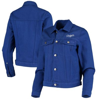 Women's Antigua Royal Los Angeles Dodgers Flare Full-Button Jacket