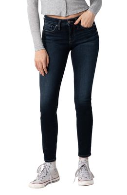 Silver Jeans Co. Suki Mid Rise Skinny Jeans in Indigo