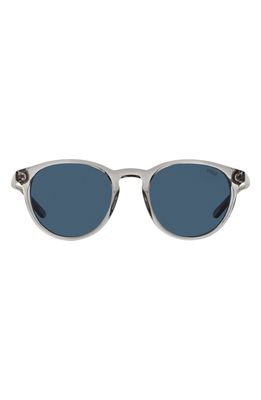 Polo Ralph Lauren 50mm Small Round Sunglasses in Transparent Grey