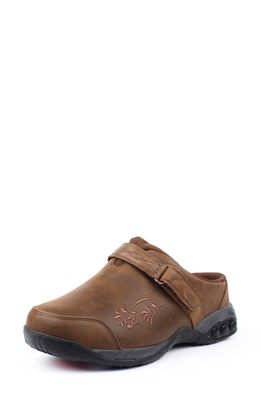 Therafit Austin Sneaker Mule in Brown Leather