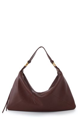 HOBO Paulette Leather Shoulder Handbag in Mahogany