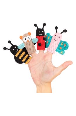 Cuddoll The Flutterers Finger Puppets in Multi