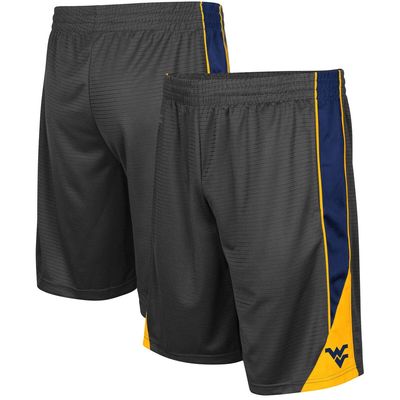 Men's Colosseum Charcoal West Virginia Mountaineers Team Turnover Shorts