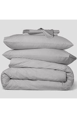 Casper 300 Thread Count Organic Cotton Percale Sheet Set in Gray
