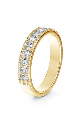 De Beers Forevermark Diamond Beaded Band in Yellow Gold