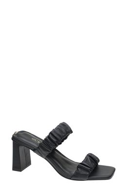 GUESS Aindrea Sandal in Black Leather