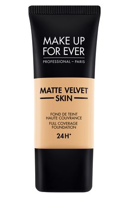 MAKE UP FOR EVER Matte Velvet Skin Full Coverage Foundation in Y255-Sand Beige