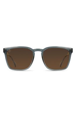 RAEN Pierce 55mm Polarized Cat Eye Sunglasses in Slate/Vibrant Brown Polar