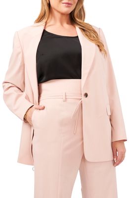 1.STATE Single Button Relaxed Blazer in Beige