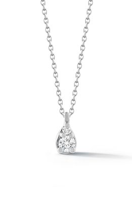 Dana Rebecca Designs Sophia Ryan Petite Diamond Pendant Necklace in White Gold