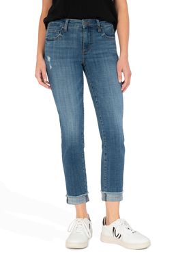 KUT from the Kloth Amy Crop Straight Leg Jeans in Imitate