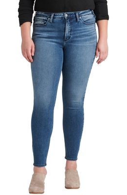 Silver Jeans Co. Most Wanted High Waist Skinny Jeans in Blue