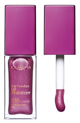 Clarins Lip Comfort Shimmer Oil in 03 Funky Raspberry