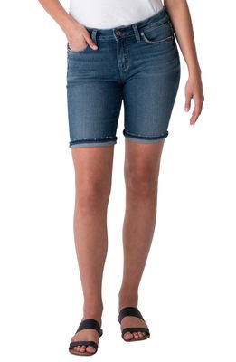 Silver Jeans Co. Suki Denim Bermuda Shorts in Indigo