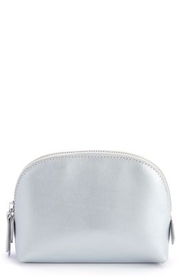 ROYCE New York Compact Cosmetics Bag in Silver