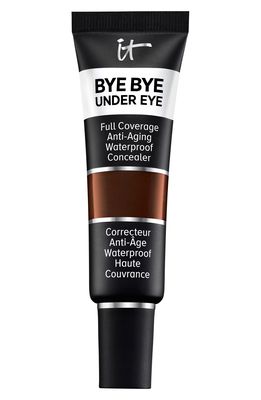 IT Cosmetics Bye Bye Under Eye Anti-Aging Waterproof Concealer in 45.5 Deep Ebony C