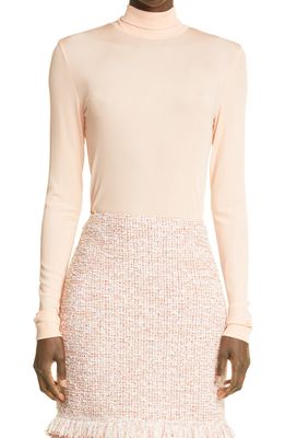 St. John Collection Rib Turtleneck in Primrose