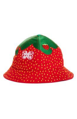 Beepy Bella Berry Bucket Hat in Red