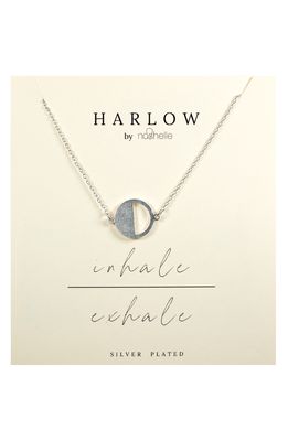 HARLOW by Nashelle Breathe Boxed Necklace in Silver