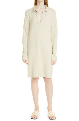 Birgitte Herskind Harriet Long Sleeve Sweater Dress in Chalk