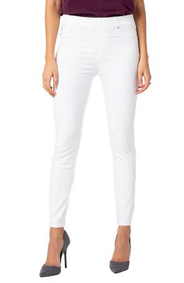 Liverpool Chloe Pull-On Ankle Skinny Jeans in Bright White