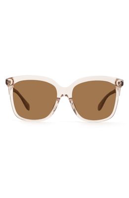 Mohala Eyewear Keana Special Low 54mm Polarized Square Sunglasses in Lychee Soda