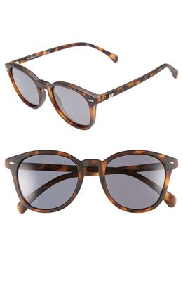 Le Specs 'Bandwagon' 51mm Polarized Sunglasses in Matte Tort/Smoke Mono Polar