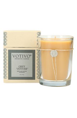 Votivo Aromatic Candle in Grey Vetiver