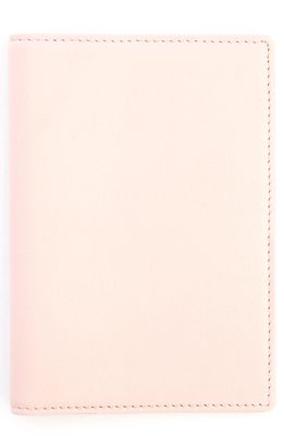 ROYCE New York RFID Leather Passport Case in Light Pink
