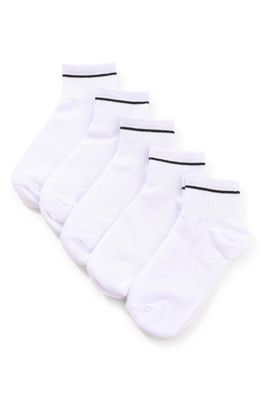 Stems 5-Pack Ankle Sport Socks in White