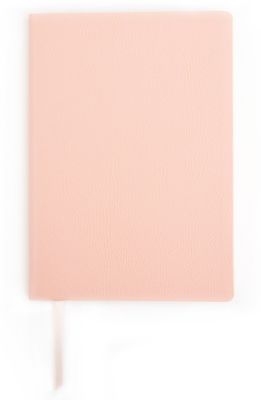 ROYCE New York Contemporary Leather Journal in Light Pink