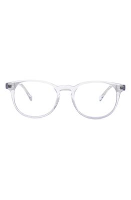 Felix Gray Roebling 49mm Round Blue Light Glasses in Panorama/Clear