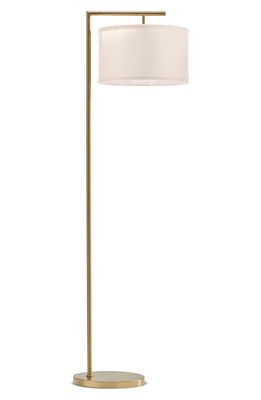 Brightech Montage Modern LED Floor Lamp in Antique Brass
