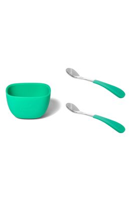 Avanchy First Steps La Petite Bowl & Spoons Set in Green
