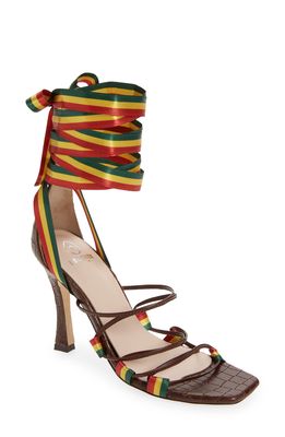 Brother Vellies Negril Ankle Wrap Sandal in Multi