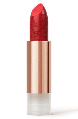 La Perla Refillable Matte Silk Lipstick in Poppy Red Refill