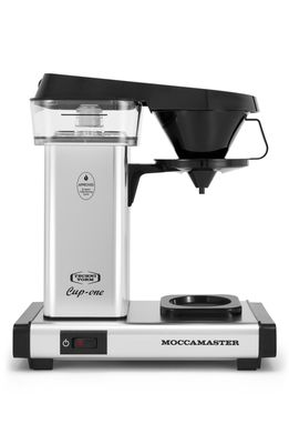 Moccamaster Cup-One Coffeemaker in Polished Silver