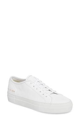 Common Projects Tournament Low Top Sneaker in White 2