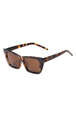 Fifth & Ninth Ainsley 68mm Cat Eye Sunglasses in Torte/Brown