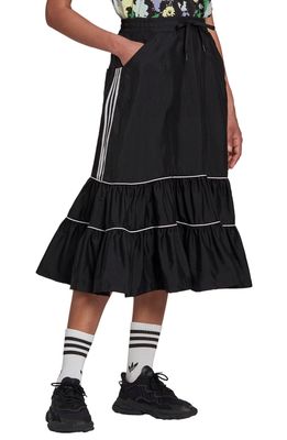 adidas Originals Tiered Utility Skirt in Black