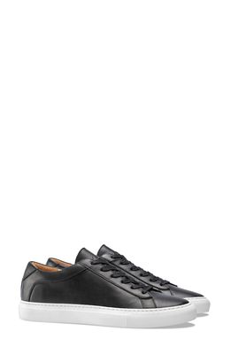 Koio Capri Leather Sneaker in Black